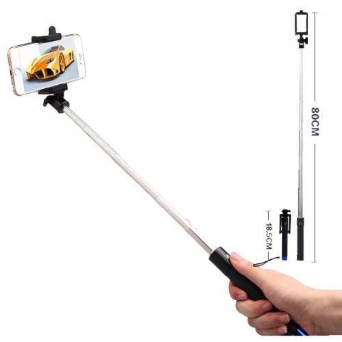 ไม้เซลฟี่ Monopod Locust Bluetooth ยืดได้ยาวสุด 80cm